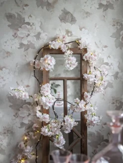 CHERRYFLOWER Girland Batteri 180cm Rosa