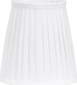 CIA Toppringskärm 20/13cm Plissé Vit