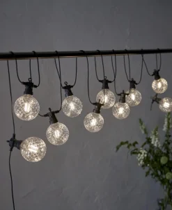 CIRCUS COMB Ljusslinga 450cm 10LED Varmvit/Svart