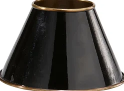 CLASSIC Metallskärm 19/10cm Svart/Antikmässing