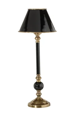CLASSIC Metallskärm 19/10cm Svart/Antikmässing