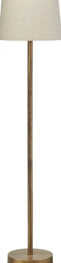 COLUMBUS Golvfot 131cm Råmässing
