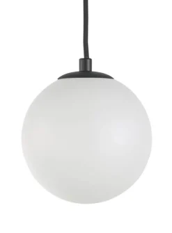 COMO Fönsterlampa 12cm Svart/Opal
