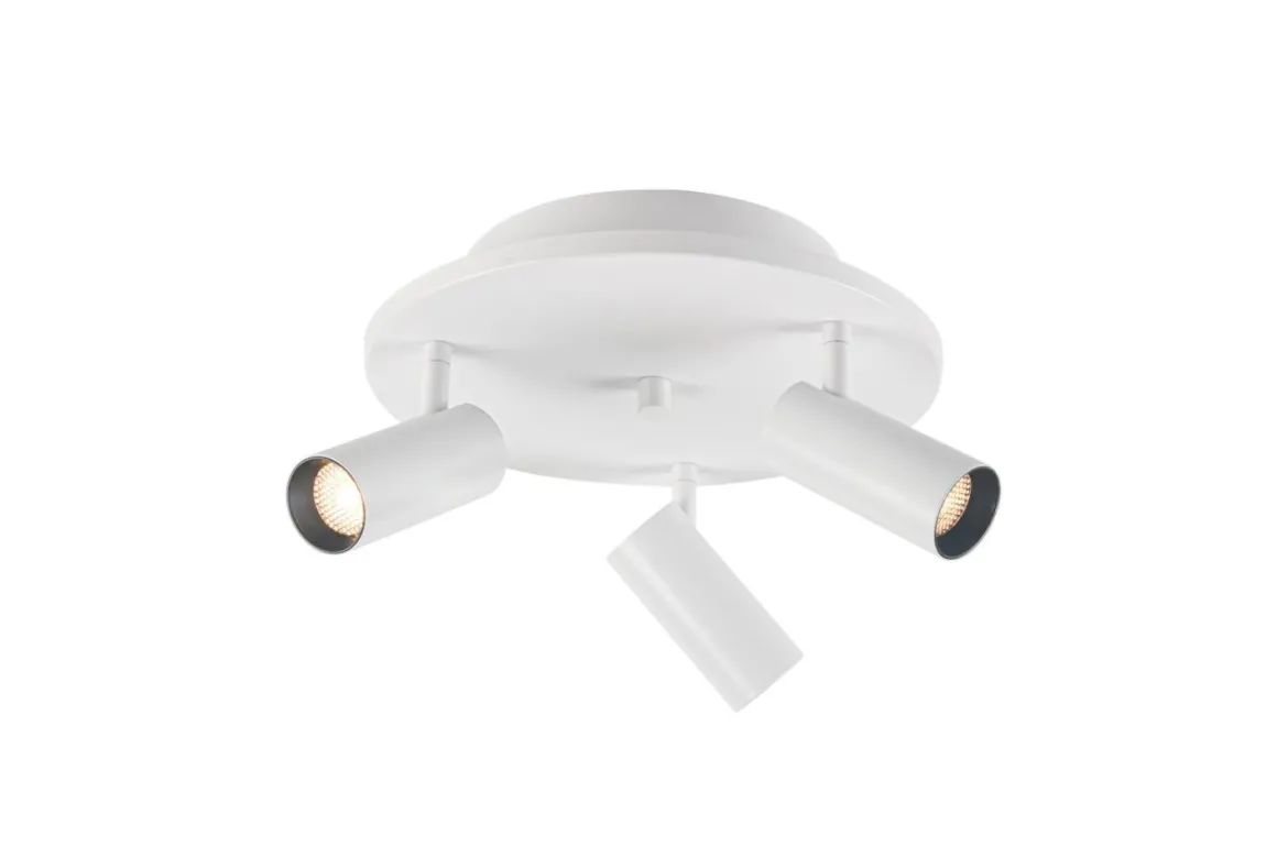 CONCORD Takspot Rund 3L Dimbar 34cm Vit