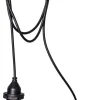 CORD SET Solcells sladdställ E27 200cm Svart IP44