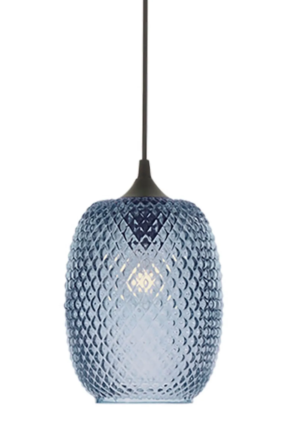 CORNELIA Taklampa 25cm Blå/Svart
