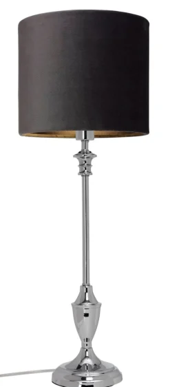 COTTEX Lampfot 48cm Krom