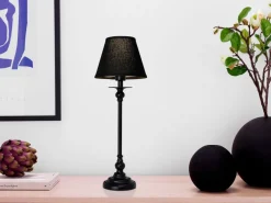 COTTEX Lampfot 39cm Svart