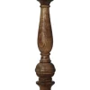 COTTEX Lampfot E27 57cm Trä/Borstad mässing