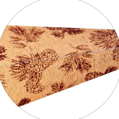 COTTON Mönstrad Pappersstjärna 60cm Beige/Röd
