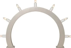 CRISP Träljusstake Båge 7L 48cm Beige