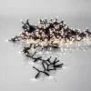 CRISPY ICE WHITE Ljusslinga 24m 1200LED Vitt/Svart IP44