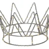 CROWN Bordsdekoration Batteri 120L 22cm Silver