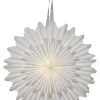 CRYSTAL Pappersstjärna 50cm Vit