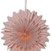 CRYSTAL Pappersstjärna 50cm Rosa