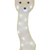 CRYSTALO Dekorationsfigur Räv 30L 41,5cm Beige