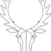 CUPID Renhuvud 50LED 57cm Svart