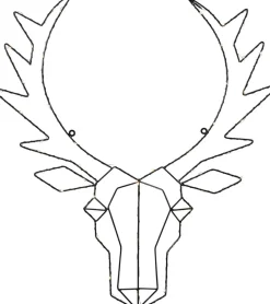 CUPID Renhuvud 50LED 57cm Svart
