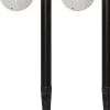 CUPOLA Solcells-pollare 2-Pack 30cm Svart