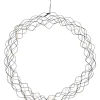 CURLY Hängande krans 48cm Svart