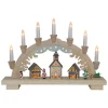 DASSEL Ljusstake 43cm 10LED Natur