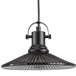 DEBBIE Fönsterlampa 21cm Svart/Rökfärgad