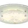 DENISE LED-Plafond 25cm Vit/Krom