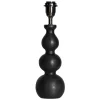 DEVON Lampfot E27 38cm Svart/Borstad mässing