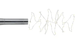 DEW DROP Ljusslinga 40L 2m Silver Varmvit