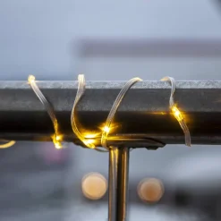 DEW DROP MICRO Ljusslinga 36m 480LED Varmvit/Transparent