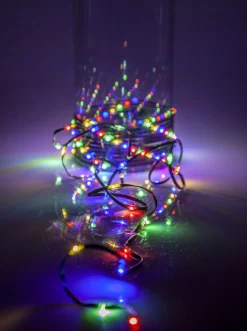 DEW DROP MICRO Ljusslinga 15m 200LED Multi/Grön