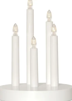 DORIS Ljusstake Batteri 17,5cm LED Vit