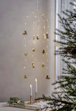 DREAM Hängande dekoration Batteri 90cm Guld