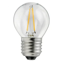 E27 Classic Klot 2W 2700K 200lm Klar LED Lampa