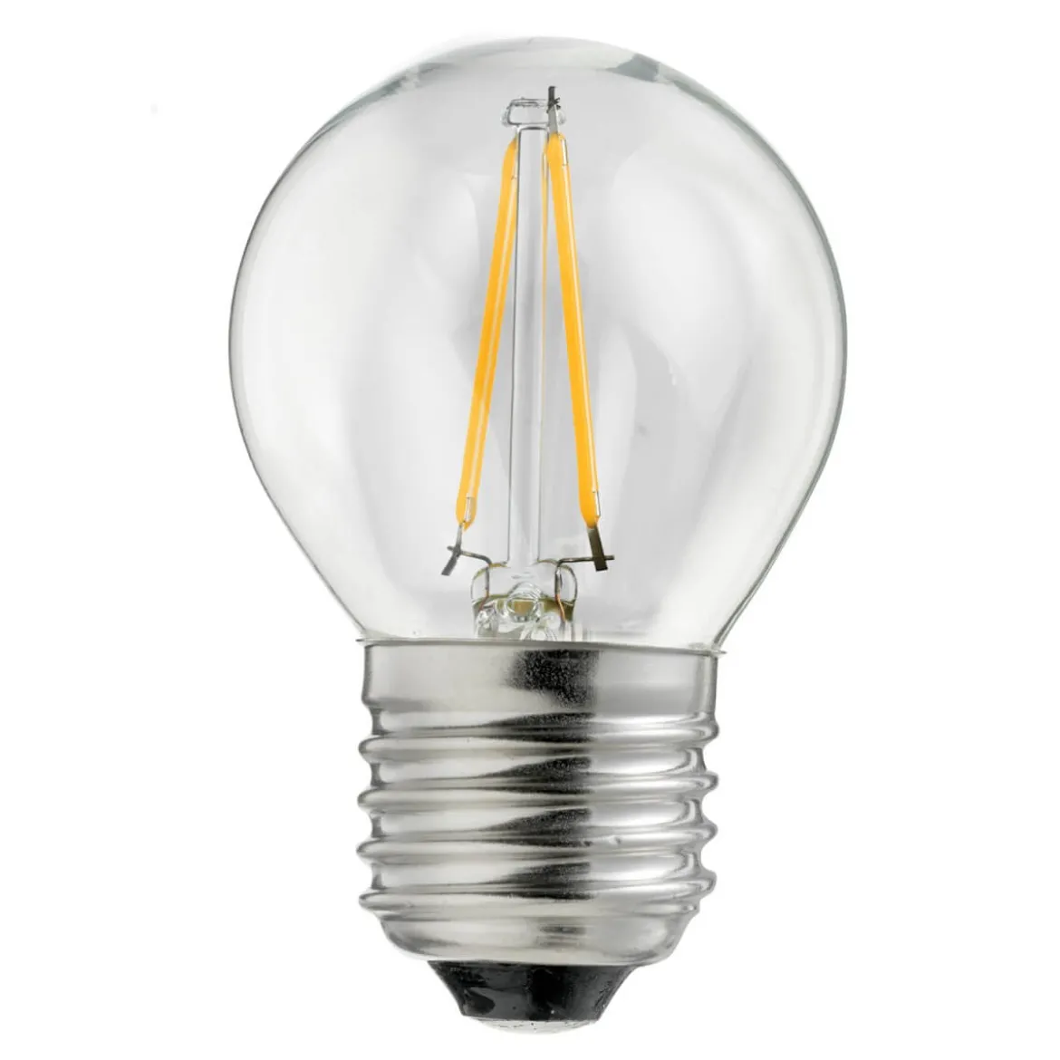 E27 Classic Klot 2W 2700K 200lm Klar LED Lampa
