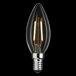 E14 CLASSIC Kronljus Klar 2W 2700K 200lm LED-Lampa