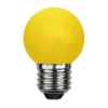 E27 Dekoration Party Klot 1W Gul LED-Lampa