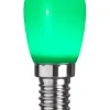 E14 Dekoration Party Päron 0.9W 10lm Grön LED-Lampa