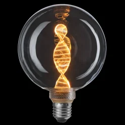 E27 DNA CLEAR Glob125 3-steg Dimbar 3,6/2/09W 1800K LED-Lampa