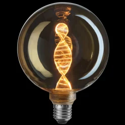 E27 DNA GOLD Glob125 3-steg Dimbar 3,6/2/0,9W 1800K LED-Lampa