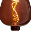 E27 Glob125 Decoled Brun 2W 1800K 45lm LED-Lampa