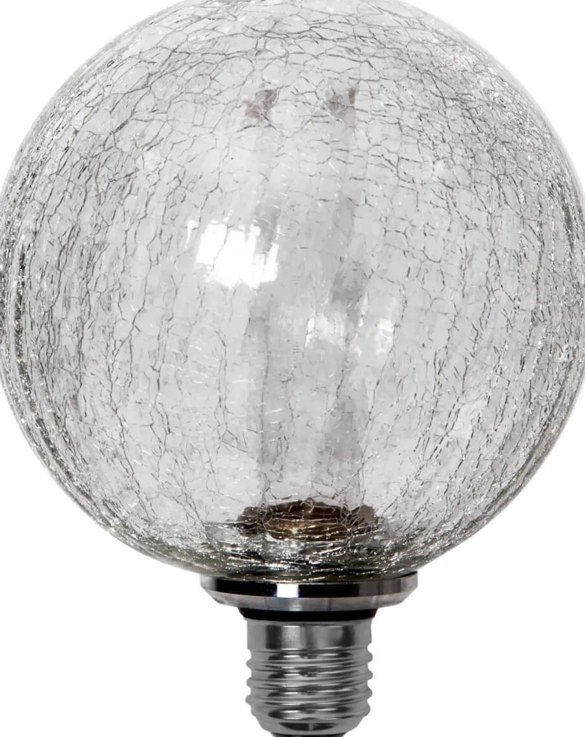 E27 Glob125 Decoled 1W 2000K 50lm Bubblig LED-Lampa