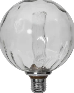 E27 Glob125 Decoled 1W 2000K 50lm Krackelerad LED-Lampa