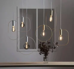 E27 Glob95 Dimbar Decoled Rökfärgad 2W 2100K 50lm LED-Lampa