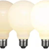 E27 Glob95 RA90 3-Stegs Dimbar 7.5W 2700K 800lm Opal LED-Lampa