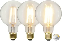 E27 Glob95 3-stegs Dimmfunktion 6.5W 2100k 700lm LED-lampa