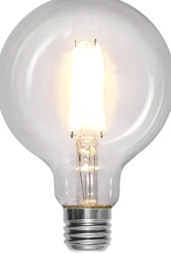 E27 95-Glob Vit Dimbar 7W 2700K 806lm Klar LED-Lampa