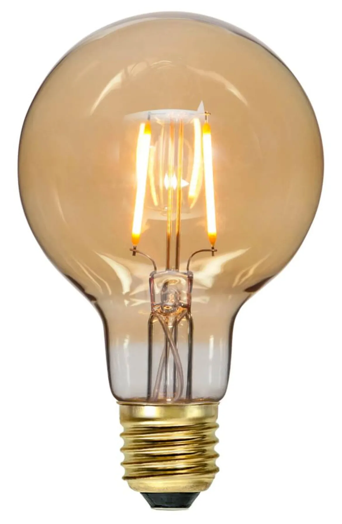 E27 Glob80 0.75W 2000K 80lm Amber LED-Lampa