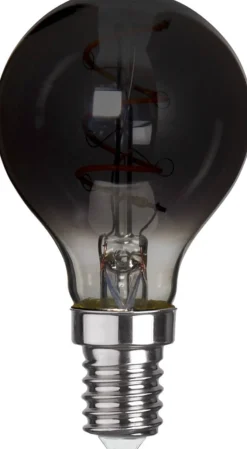 E14 GRACE Klot Decoled Smoke 3W 1800K 50lm LED-Lampa