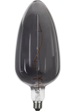 E27 Industrial Vintage Smoke 2.5W 2200k 50lm Dimbar LED-lampa
